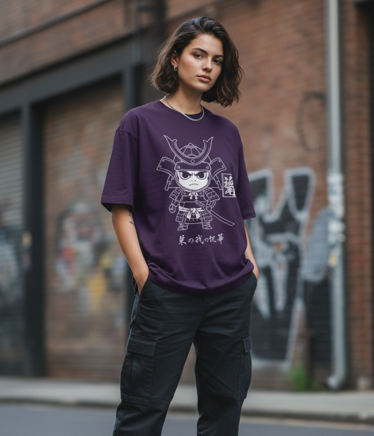 Women's Anime Oversized T-Shirt