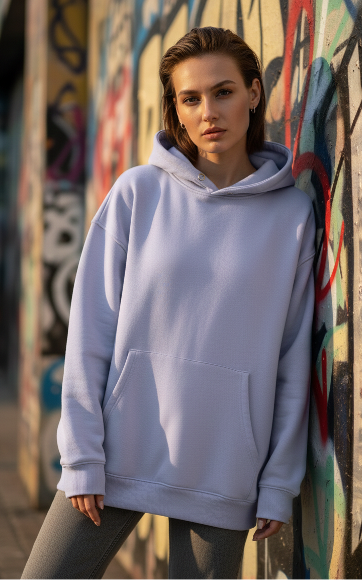 Women's Angle Oversized Hoodie