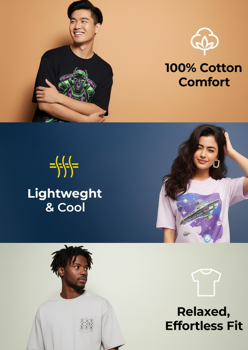 Women's Tranquility Oversized  T-Shirt