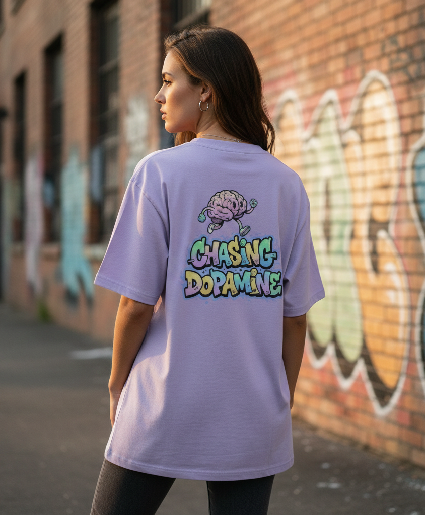 Women's Chasing Dopamine Oversized T-Shirt